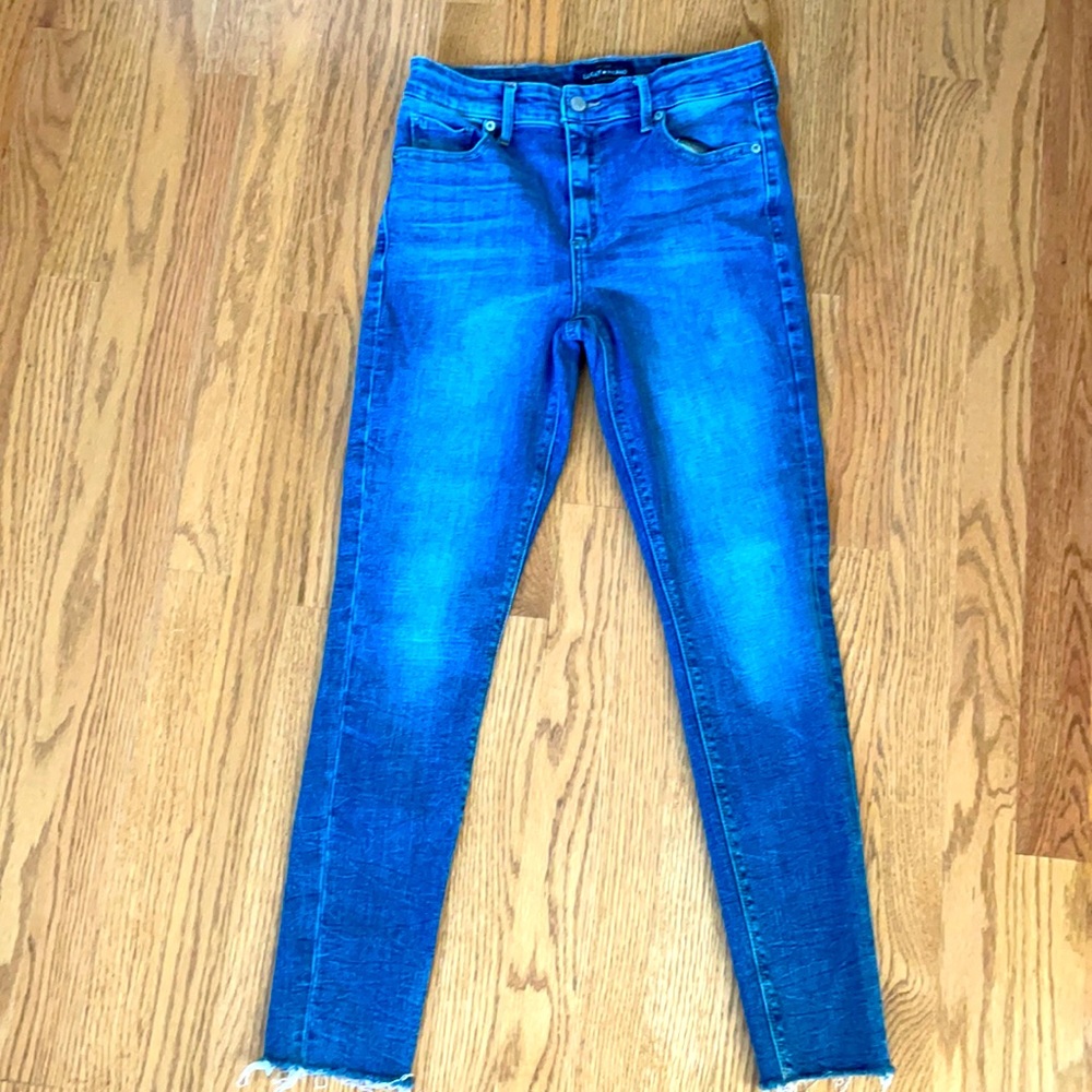 LUCKY Jeans, size 4/27.  Some stretch.  Slight pink marker stain
